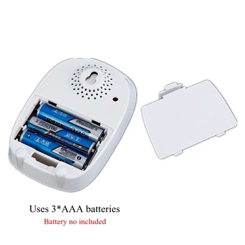 

Hot Cacazi Wireless Doorbell Dc Battery Operated Control Button 200M Remote Led Light Home Cordless Call Bell 4 Volume 36 Chim