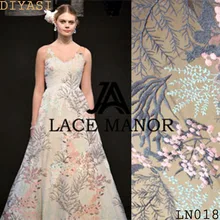 Африканская кружевная ткань высокое качество кружева хлопок Материал HL63 африканская кружевная лента свадебное платье 5 ярдов/лот