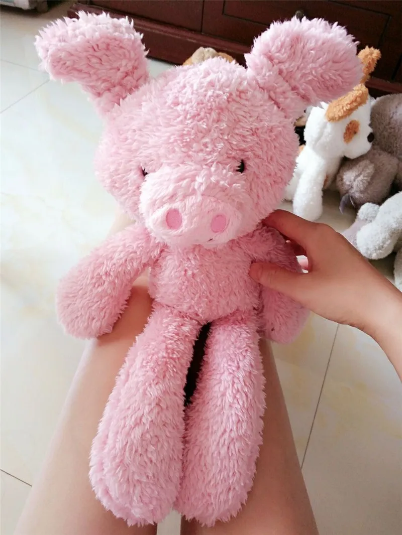 2017 New Lovely Bunny Bear Monkey Pig Dog Puppy Plush Toys Baby Kids Sleeping Comfort Soft Dolls Gift 30cm (7)