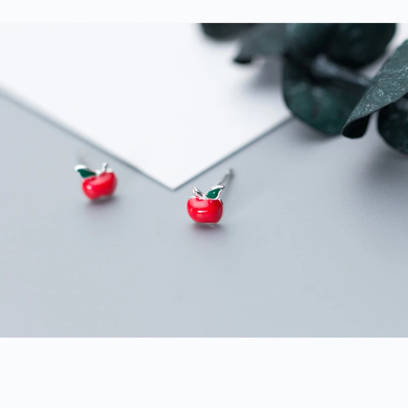 Серьги гвоздики MloveAcc из 100% стерлингового серебра 925 пробы с искусственным