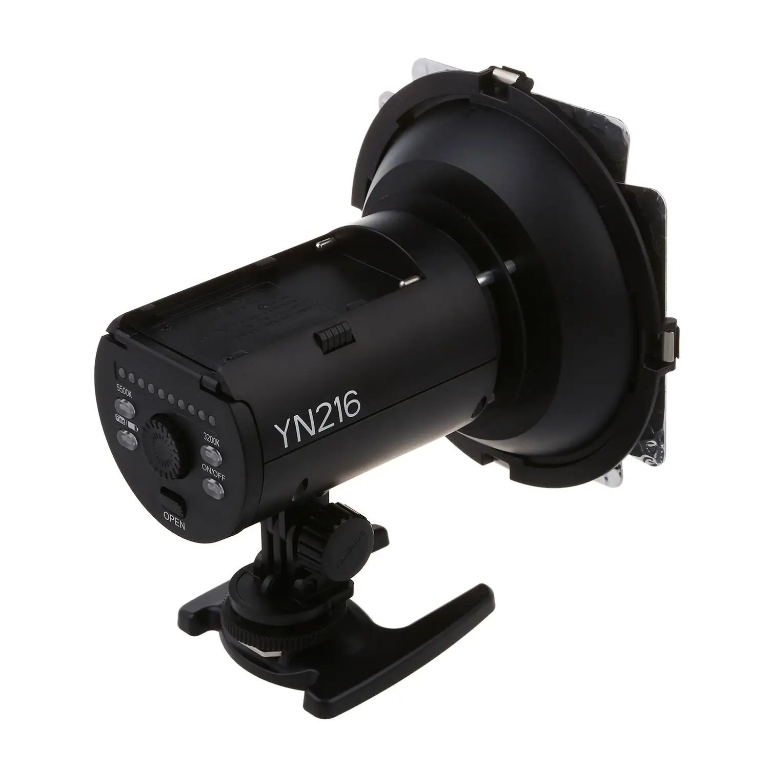  YONGNUO YN216 3200K-5500K LED Video Light Camera Shoot with 4 Color Plates for Canon Nikon DSLR Cam