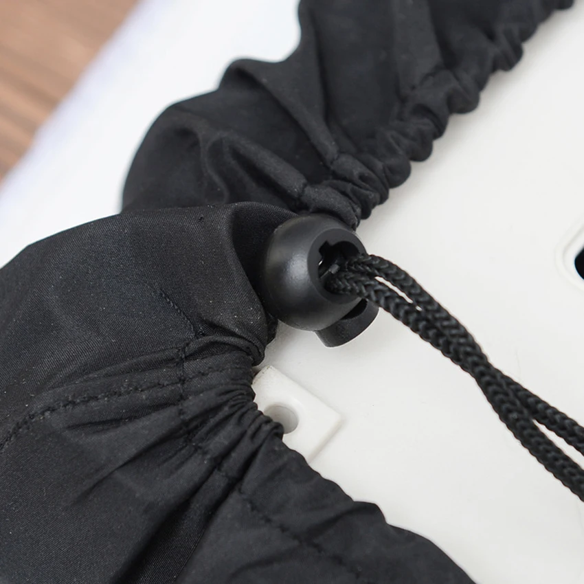  Piano Keyboard Cover Stretchable Cloth Dustproof Cover with Telescopic Drawstring for 88 Keys / 61 