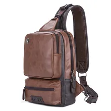 Brand Men's Shoulder Bag PU Leather Vintage Men Crossbody Bag Men Chest Bags Casual Fashion PU Leather Messenger Bags Men Flag 001f men s pu leather inclined crossbody bag