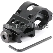Охотничьи Аксессуары " 25,4 мм алюминиевое неподвижное кольцо 45 градусов Боковое крепление 20 мм Пикатинни Крепление фонарик факел ружейный лазер