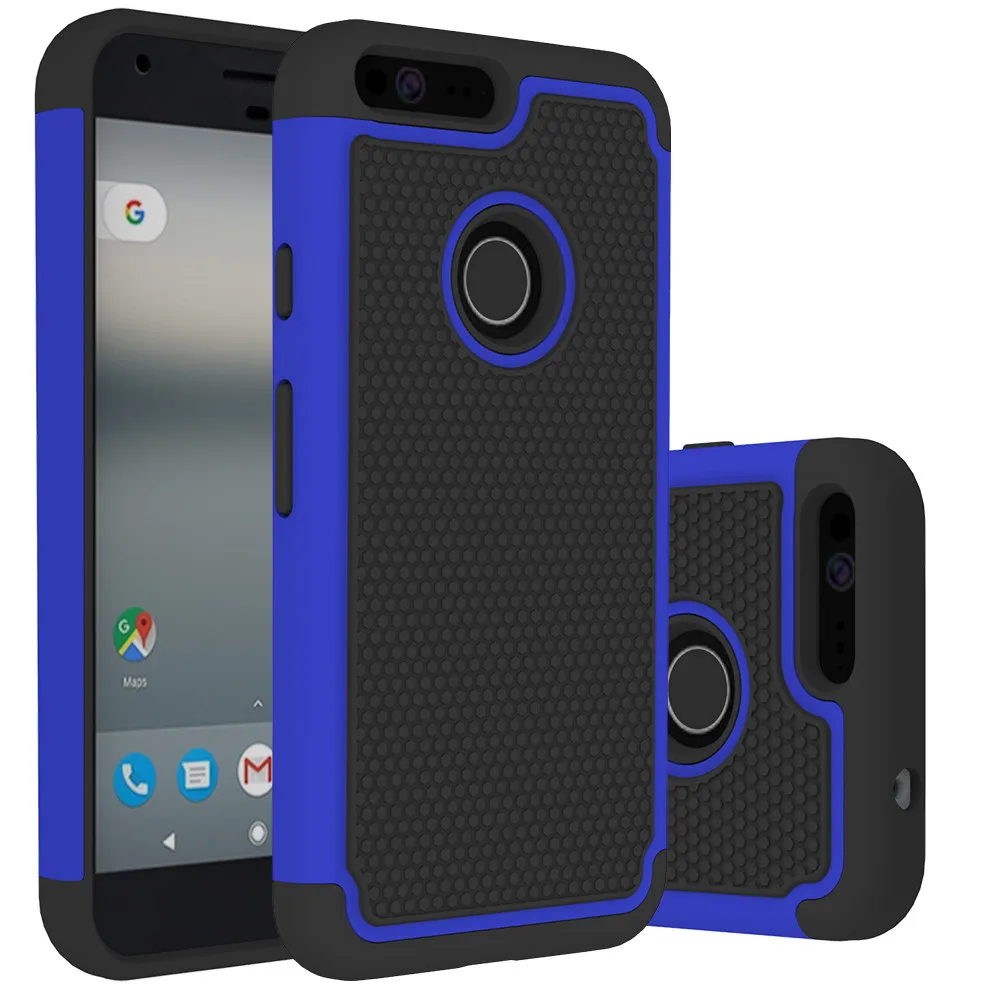 Шикарный жесткий, мягкий, резиновый защитный чехол для Google Pixel XL Чехол-Обложка из смешанных материалов без необходимости снимать