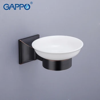 

GAPPO Soap Dishes brass bathroom soap dish holder wall mounted Soap Case Bathroom Accessories Cetamic soap rack Holders