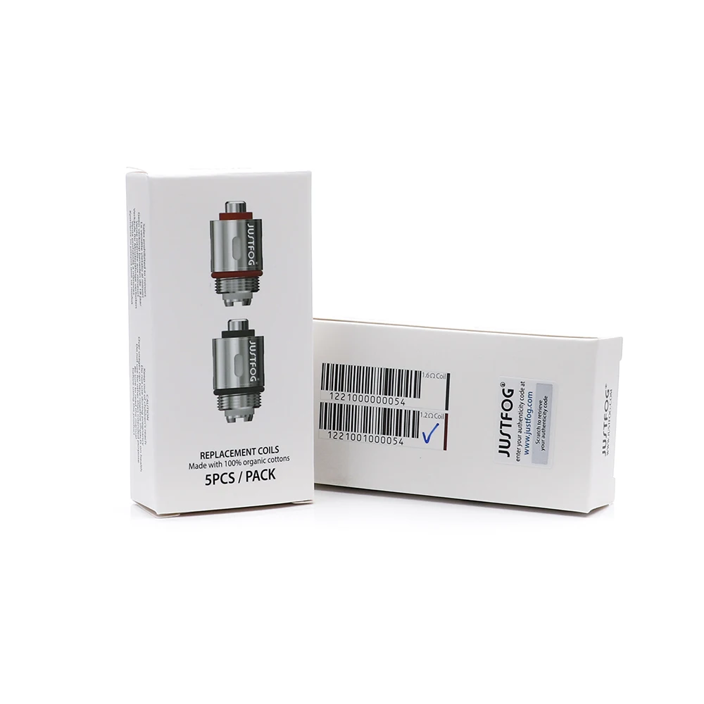 50 unids/lote Bigsale JUSTFOG Q16 P16A bobina 1.2ohm y 1.6ohm japonés de algodón orgánico bobina para Q16 Q14 S14 G14 C14 kit de iniciación - 3