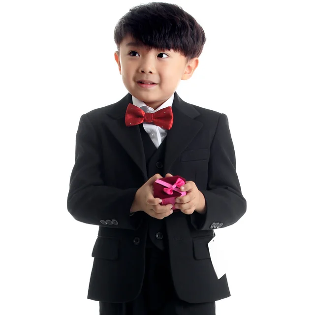 All Black Boys Formal Outfits Children Ceremonial Attire Kids All Black Boys Formal Outfits Children Ceremonial Attire Kids Wedding Suit Child
