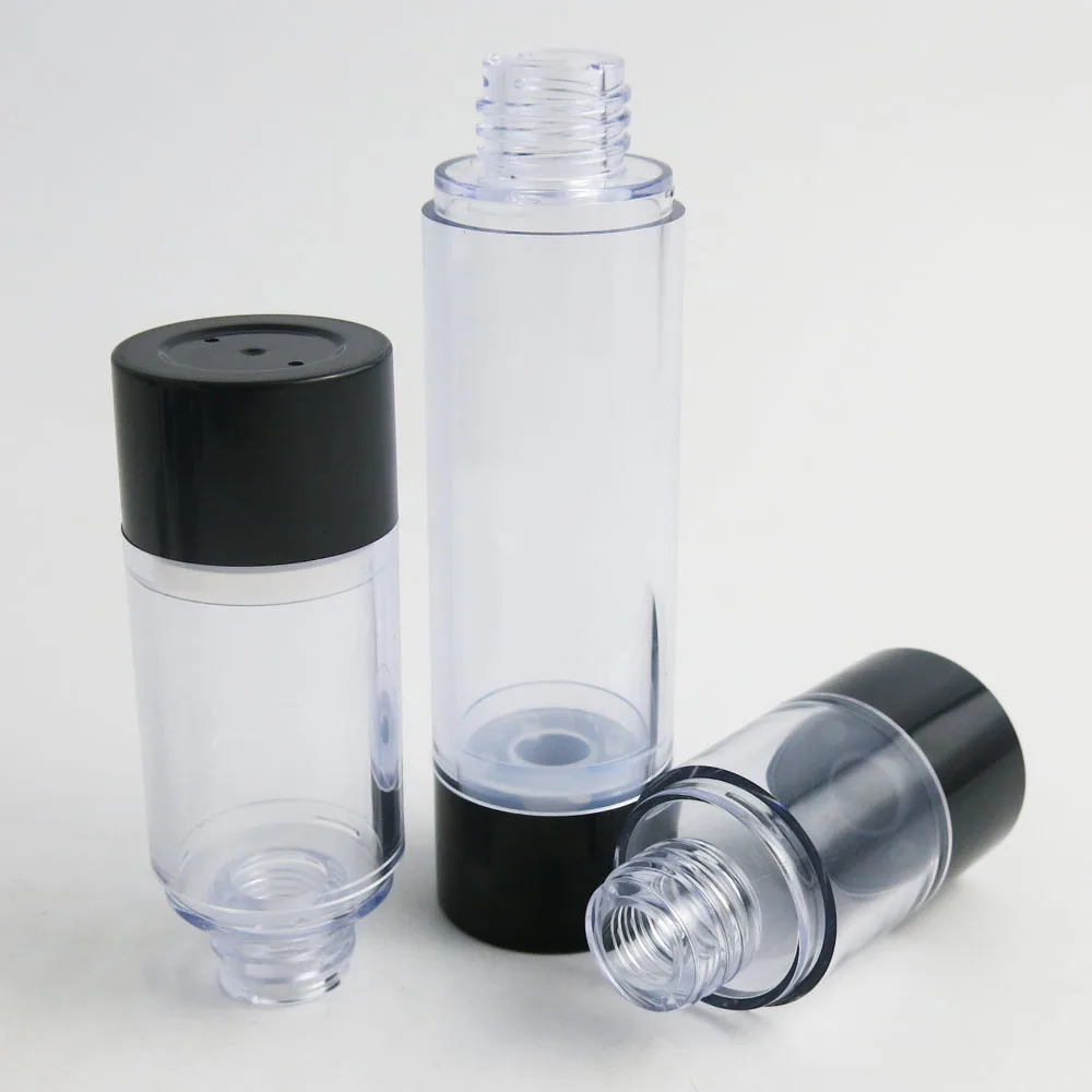 10 x 15ml 30ml 50ml New Arrival Portable Travelling Vacuum Refillable Lotion Bottle frosted Plastic AS 5