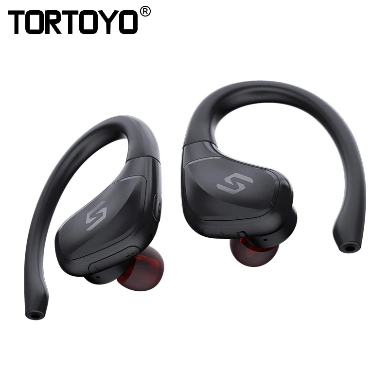 TORTOYO J11 Smart Mini Bluetooth Earphone Ear Hook Stereo Wireless Sports HiFi Headphone vs Mic Headset for iPhone Huawei | Электроника