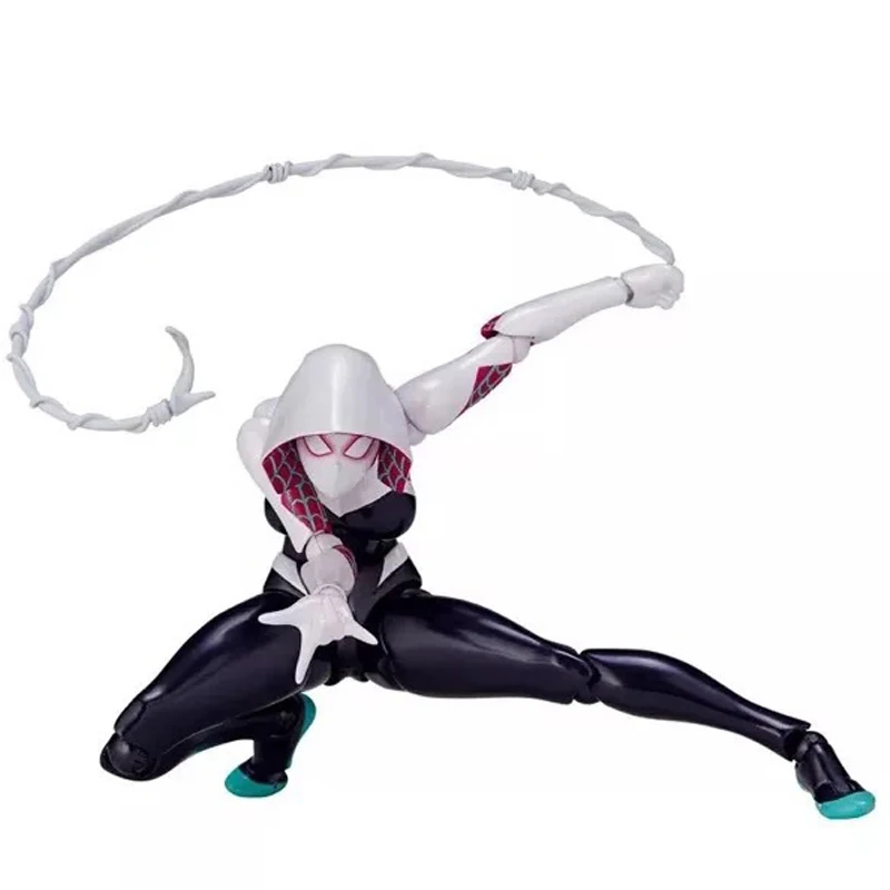 

Marvel Super Hero Spider woman Girl Gwen Series NO.004 Limited Vision Action Figures Toy Doll 15cm