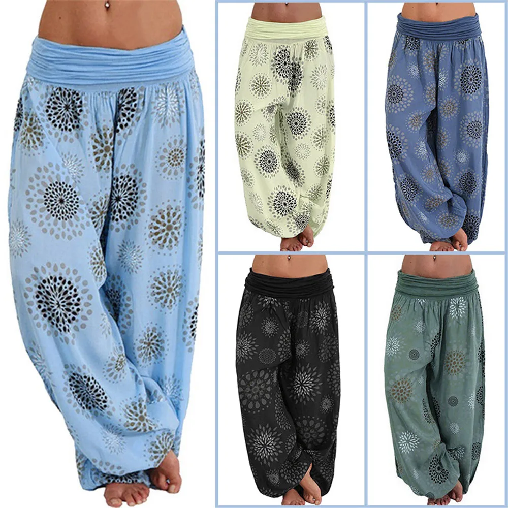 Women Harem Pants Plus Size High Waist Loose Wide Leg Pants Pockets Casual Palazzo Baggy Clubwear Trousers 2019 Pantalon Femme Women Harem Pants Plus Size High Waist Loose Wide Leg Pants Pockets Casual Palazzo Baggy Clubwear Trousers 2019 Pantalon Femme