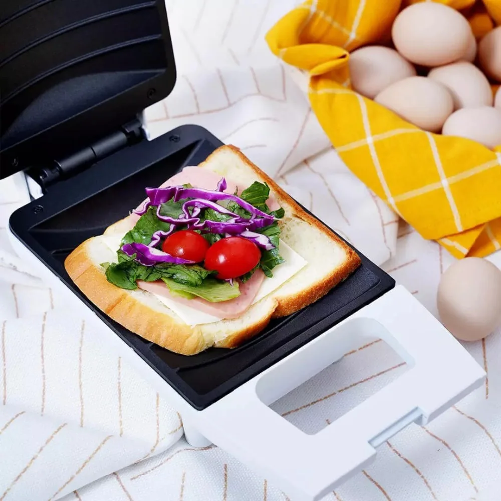 Xiaomi Mijia Pinlo Mini Sandwich Machine Fast Food Maker Easy Storage High Capacity Curved Inner Liner for Home Office DIY Food (2)