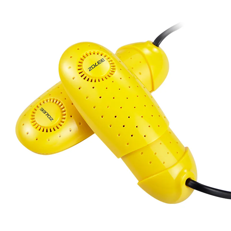 

ITAS1303 Children's cartoon Shoe Warmer Retractable shoe dryer yellow pink portable constant temperature heating sterilization