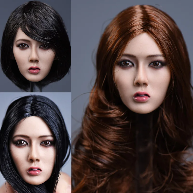 Фигурки головных уборов YMTOYS 1/6 Girl Xiu для 12 ''TBleague PH JIAODOLL бесшовные