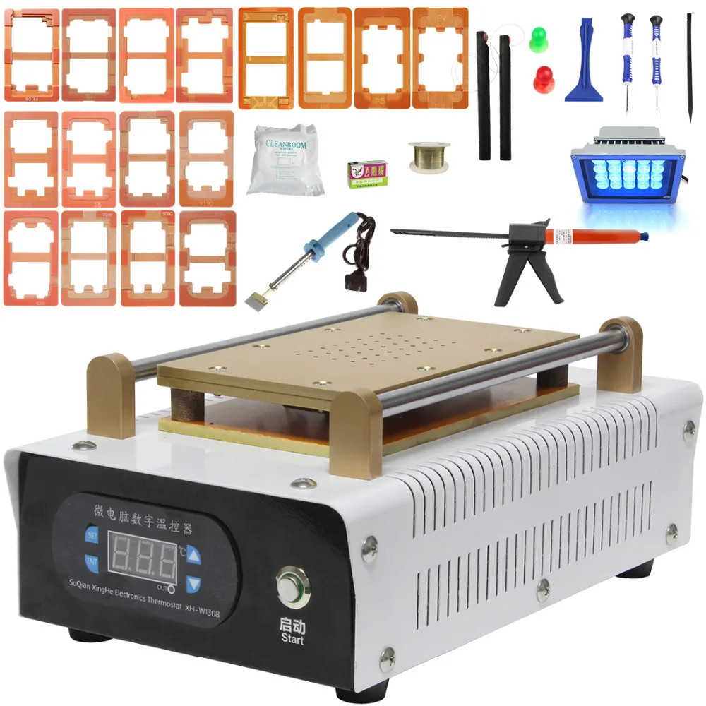 

26-in-1 7inch LCD Screen Separator Machine Repair Tools and Replacement Kit for Mobile Phone Repairing