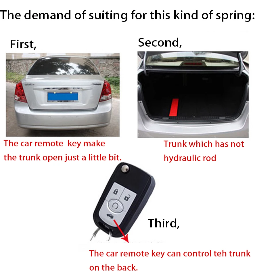 Багажник автомобиля весна подъемное устройство автоматического обновления для Volvo S40 S60 S80 XC60 XC90 V40 V60 любых автомобилей