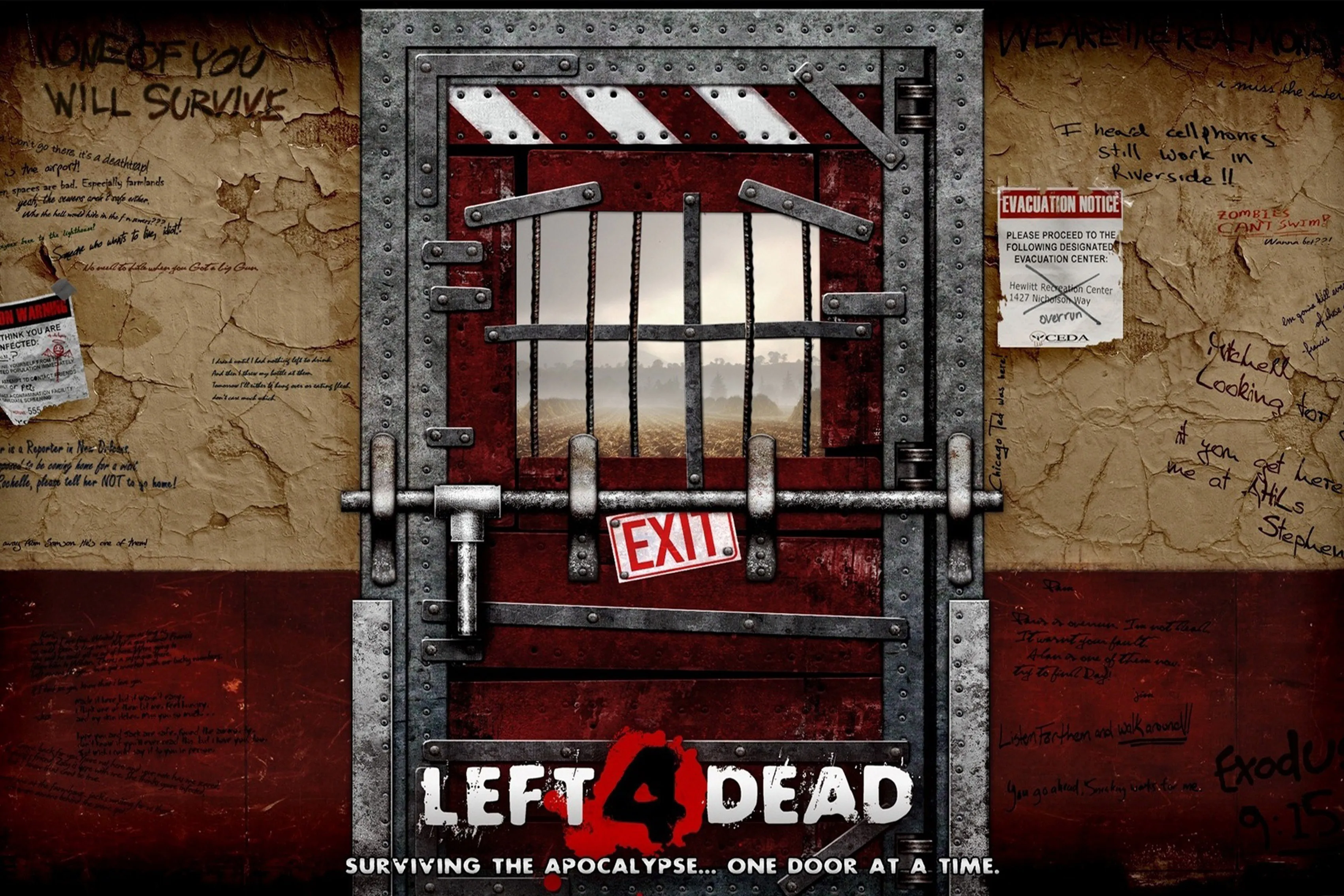 Украшение для дома Постер из шелковой ткани с надписью Left 4 Dead 277FJ | Дом и сад