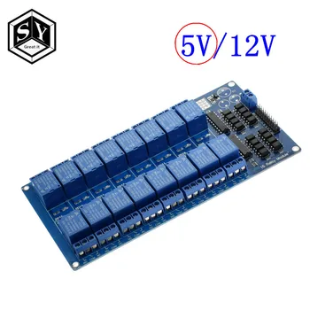 

1PCS Great IT 5V 16 Channel Relay Module for Arduino ARM PIC AVR DSP Electronic Relay Plate Belt optocoupler isolation