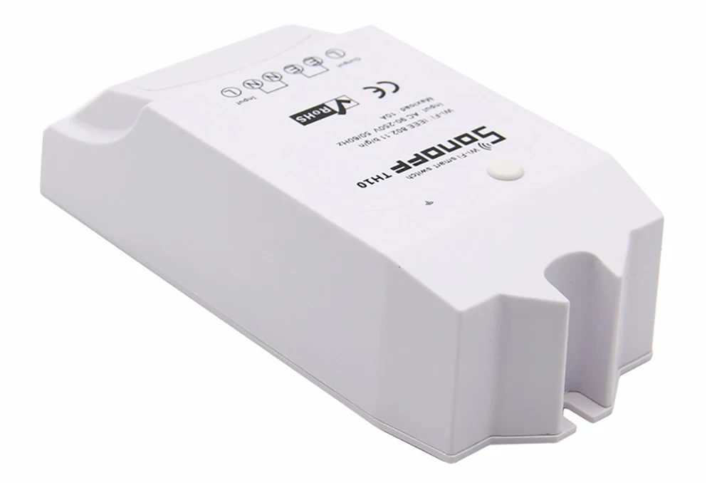 Sonoff TH10 Wi-Fi Smart Switch 10A 2200 Вт беспроводной переключатель модули для автоматизации умного дома с датчиком температуры и влажности монитор