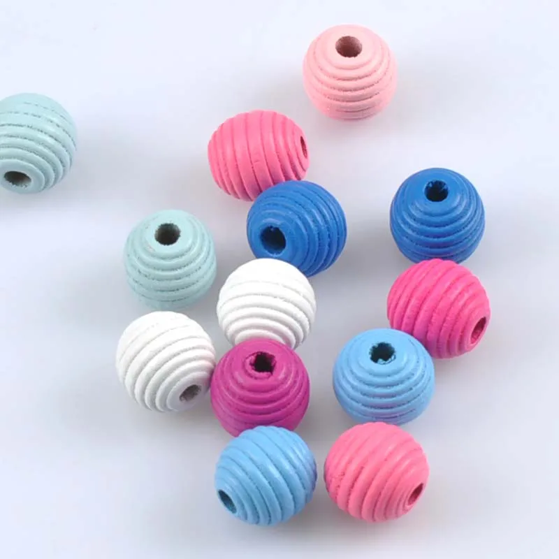 

Mixed Whorl Wave Wooden Spacer Beads For Jewelry making DIY 20mm 40pcs 2017 new MT1454