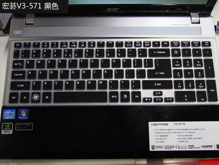 Для ACER Aspire V3 V3-571g V3-551 V3-771G 5755 5755g V5WE2 CM-5 ноутбука 15 15,6 дюймов Тетрадь Клавиатура Защитная крышка