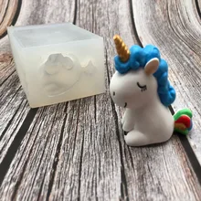 3D мифическое животное силиконовая форма сделай сам помадка мусс