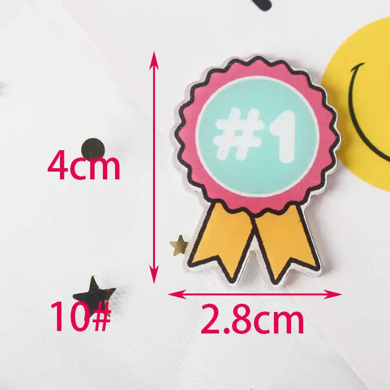 NO10 1 шт. микс конфеты Радуга мультфильм значки на булавке Kawaii значок bacgets на рюкзак значки на одежду акриловые значки Z74 - Цвет: NO10