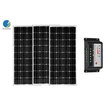 Solar Panel Kit 300W 3*100W Solar Panel 18V 12V Battery Charger PWM Solar Charge Controller 30A 12/24V Motorhome Boat Camp