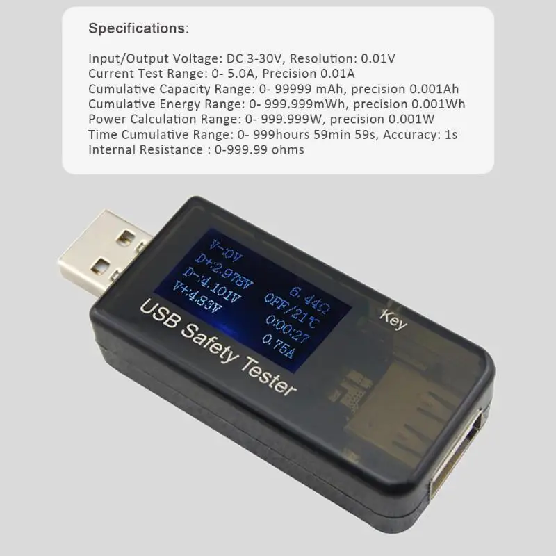 3-30 в USB тестер постоянного тока цифровой вольтметр Амперметр Вольтметр мощность детектор зарядное устройство батарея тестер Индикатор