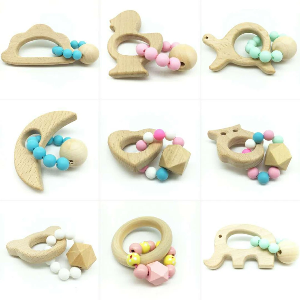 Buy Wooden Baby Bracelet Animal Shaped Jewelry