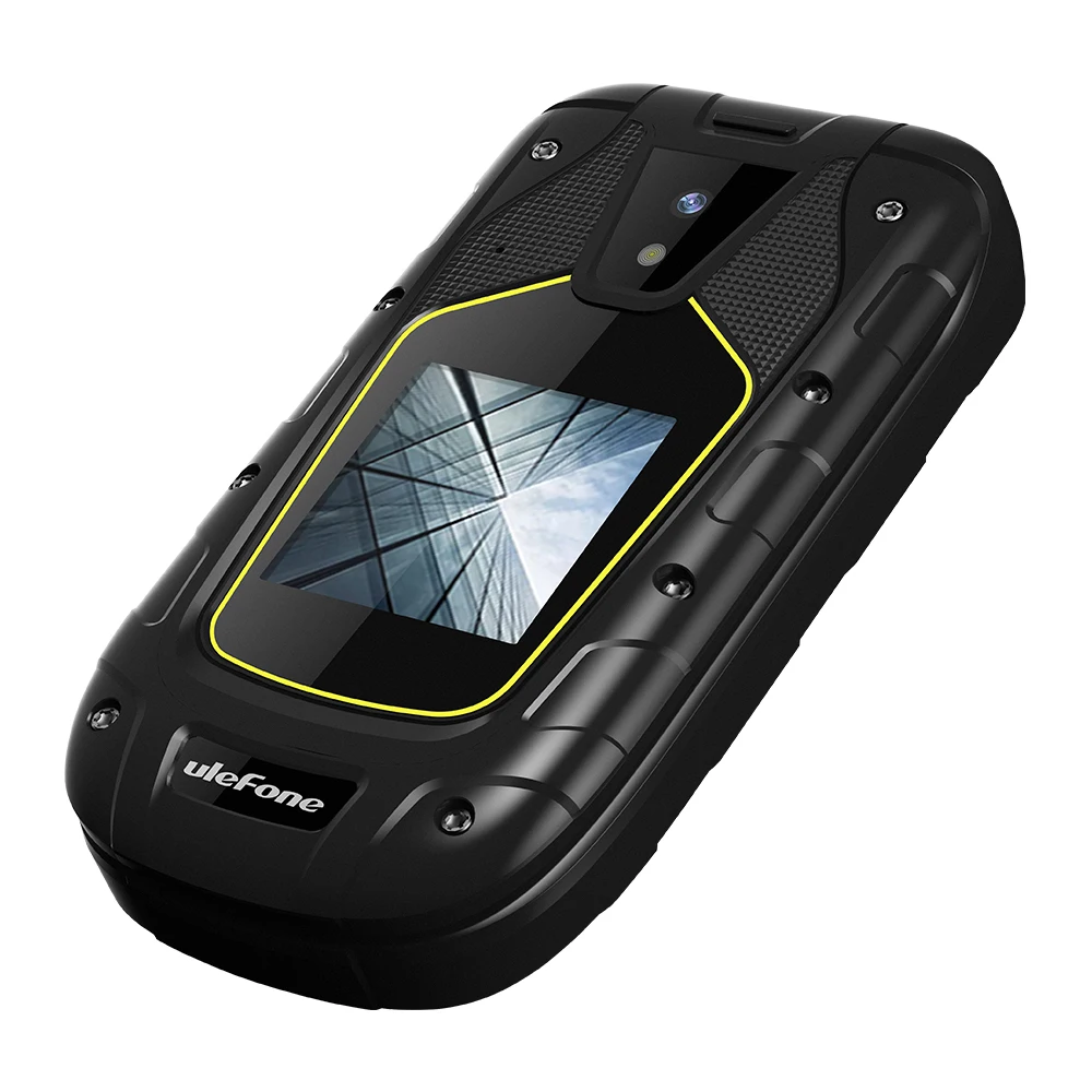 Ulefone бронированный флип Водонепроницаемый IP68 1200mAh 1.3MP Dual Sim 2 4 дюймов + 1 44 экран