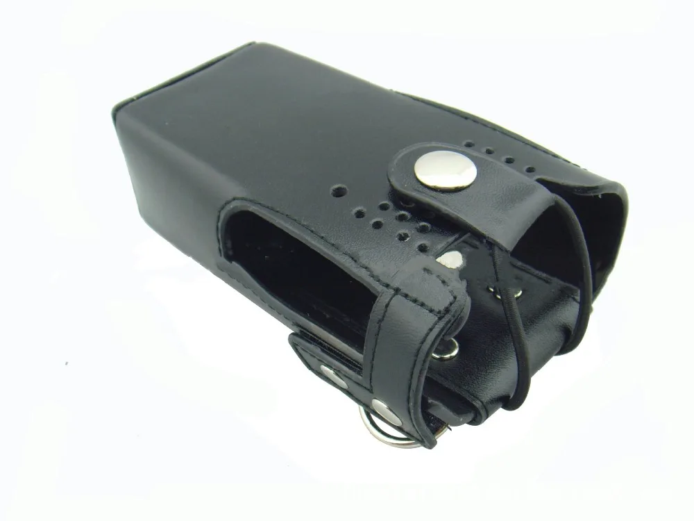 Walkie Talkie Leather Protective Case Radio Cover For Motorola GP328 GP340 PRO5150 HT750 Two Way Radio 3