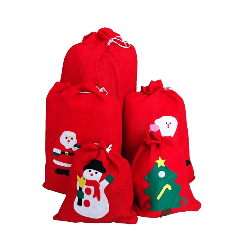 Santa Claus Big BackpackChristmas Gift Bags Kids New Year Banquet Gifts Holders Bag Home Xmas ...