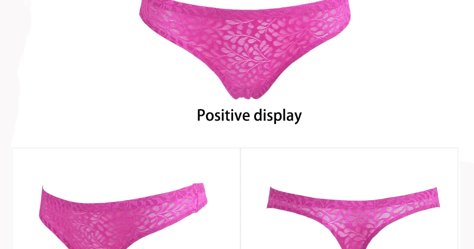 M-XXL Women's Sexy Lace Thongs and G-String Panties Seamless Cotton Breathable Panty T-Back Briefs Plus Size Girls Underwear 11