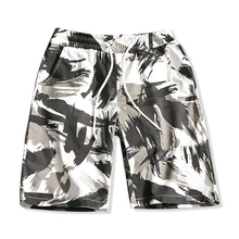 Новые модные мужские летние тонкие пляжные шорты на шнурке мужские s шорты камуфляжные короткие брюки с принтом повседневные шорты