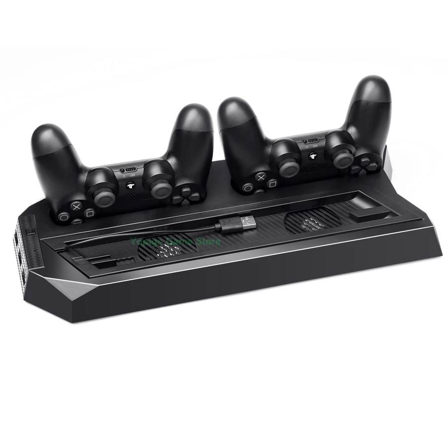 Зарядное устройство для контроллера PS4 Slim кулер Sony Playstation 4 Play Station PS консоль игр