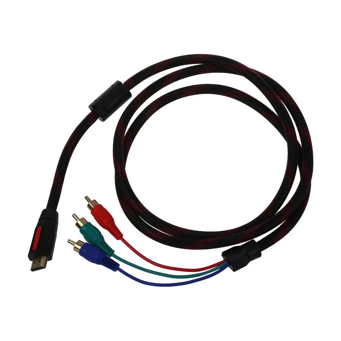 OPQ-1.5m 5ft HDMI к 3-RCA Мужской Аудио-Видео Компонент кабель преобразования для HDTV 1080P