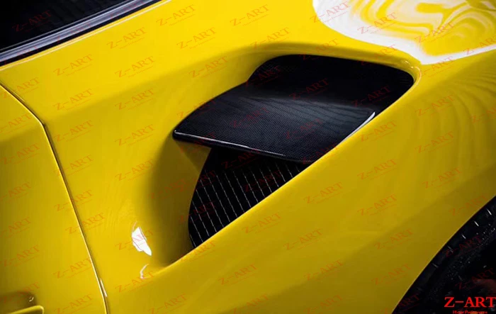 Z-ART боковые отверстия из углеродного волокна для Ferrari 488 из углеродного волокна для Ferrari 488 spider для Ferrari 488 GTB air in take