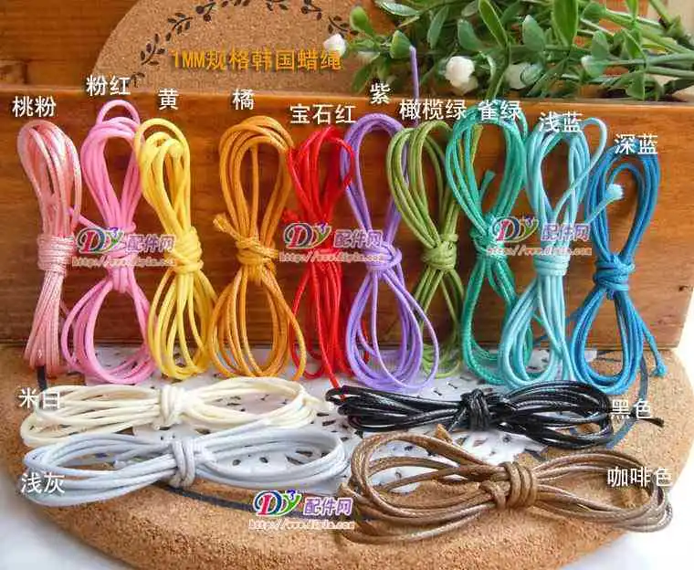 10 meters Korean Waxed Cord String Thread 1.5mm | Украшения и аксессуары