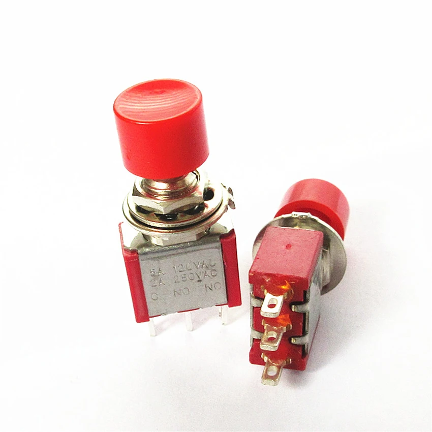 1Pcs Push Button Switch Push Button Switch PS 102 Round button with a