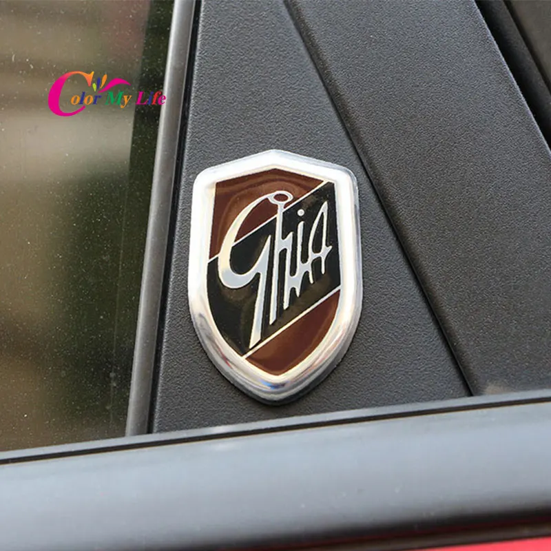 Автомобильная наклейка с эмблемами GHIA боковая защита логотип маркировка s для Ford