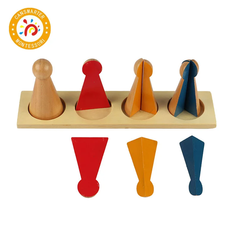 

Montessori Wooden Toy Learn Score Arithmetic Fraction Skittles With Stand Home Mini Edition Children Toy