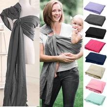 Breathable Baby Carrier Wrap with Adjustable Double Ring Sling