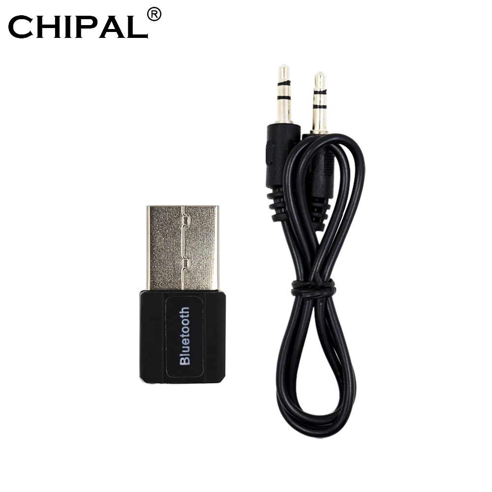 USB bluetooth audio aux receiver 3.5mm speakers music receptor For car media HK