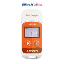 Elitech RC-5+ Высокоточный цифровой USB Регистратор данных температуры обновление для охлаждения, холодильной цепи транспорта, лаборатории и т. Д