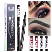 4 головы стойкий макияж для глаз жидкое средство для усиления бровей татуировки ручки для эскиза водонепроницаемый карандаш для бровей черный/коричневый/серый