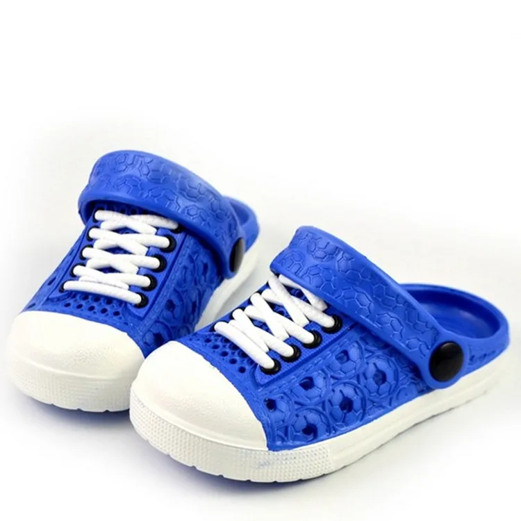 

2019 new summer Korean version of children's color sandals and slippers beach hole shoes breathable boys and girls shoes