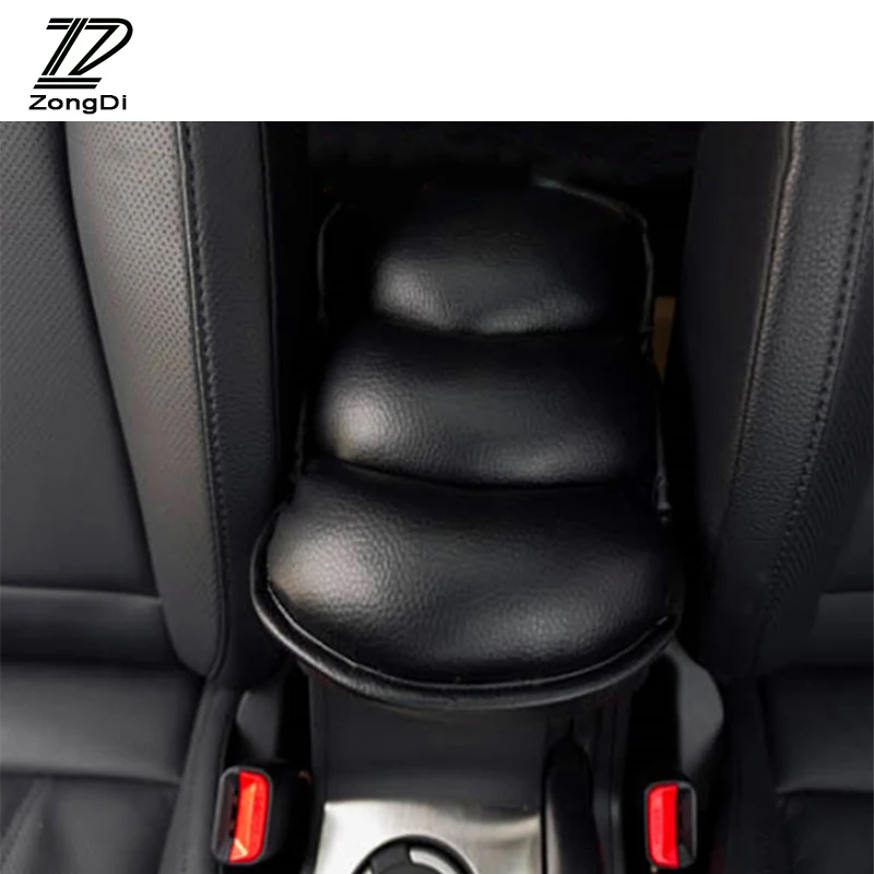 

ZD 1pcs Car Styling Armrests Center Console Cover Pad For Renault Megane 2 3 Duster VW Touran Passat B6 Golf 4 7 T5 T4 Fiat 500