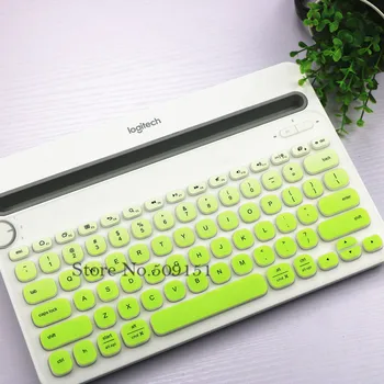 

Keyboard Cover Protector For Logitech K480 Bluetooth Multi-Device Keyboard Silicone Waterproof Wireless Desktop Dust Skin Film